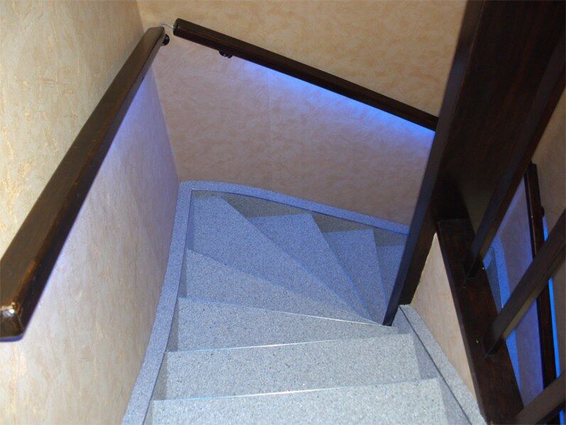 Trappen in steentapijt